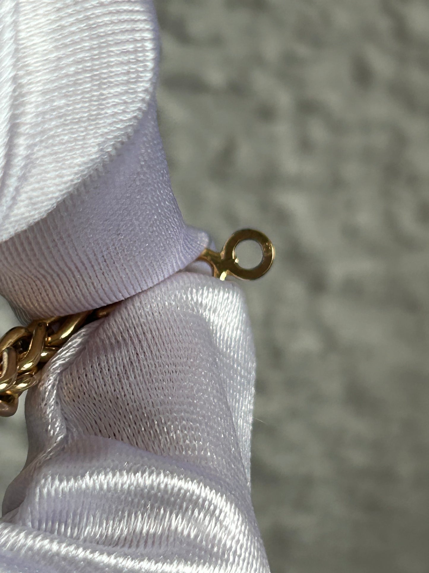 Splendide bracelet en plaqué or d’occasion maille palmier